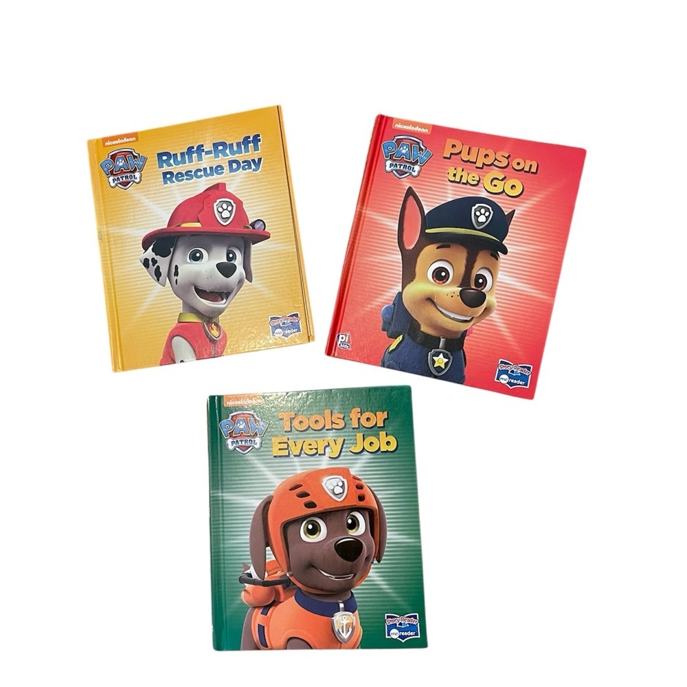 Lot of 3 PAW PATROL Collection Children Learning and Activity Books Hard Cover